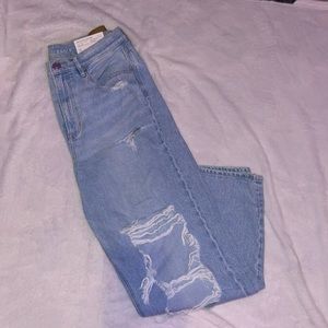 American Eagle Ripped Mom Jeans